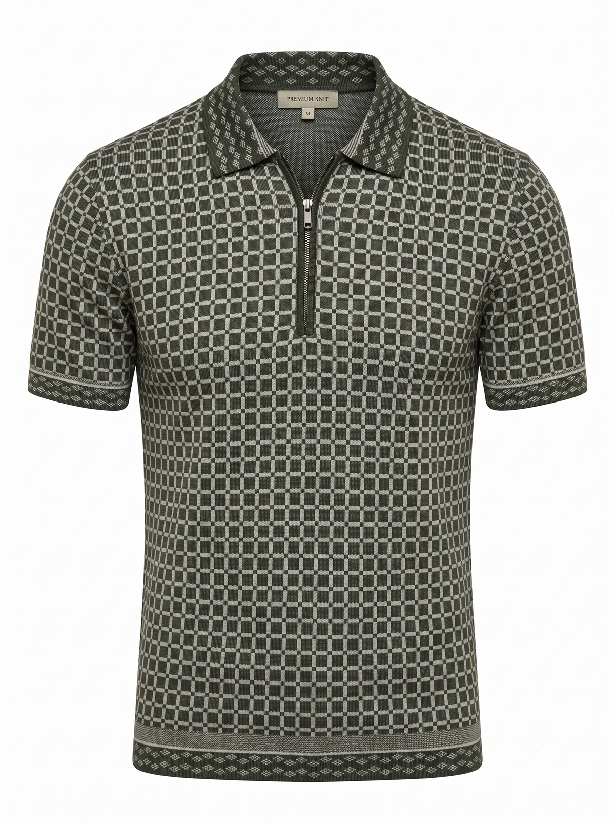 Classic Check Polo Green - Old Money Style BTH Apparel