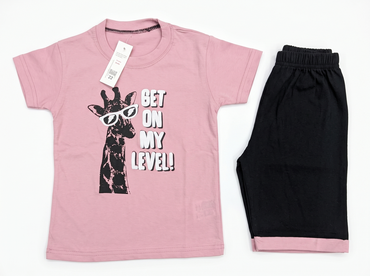 Cool Giraffe Baby Shirt Shorts Set - BTH Apparel