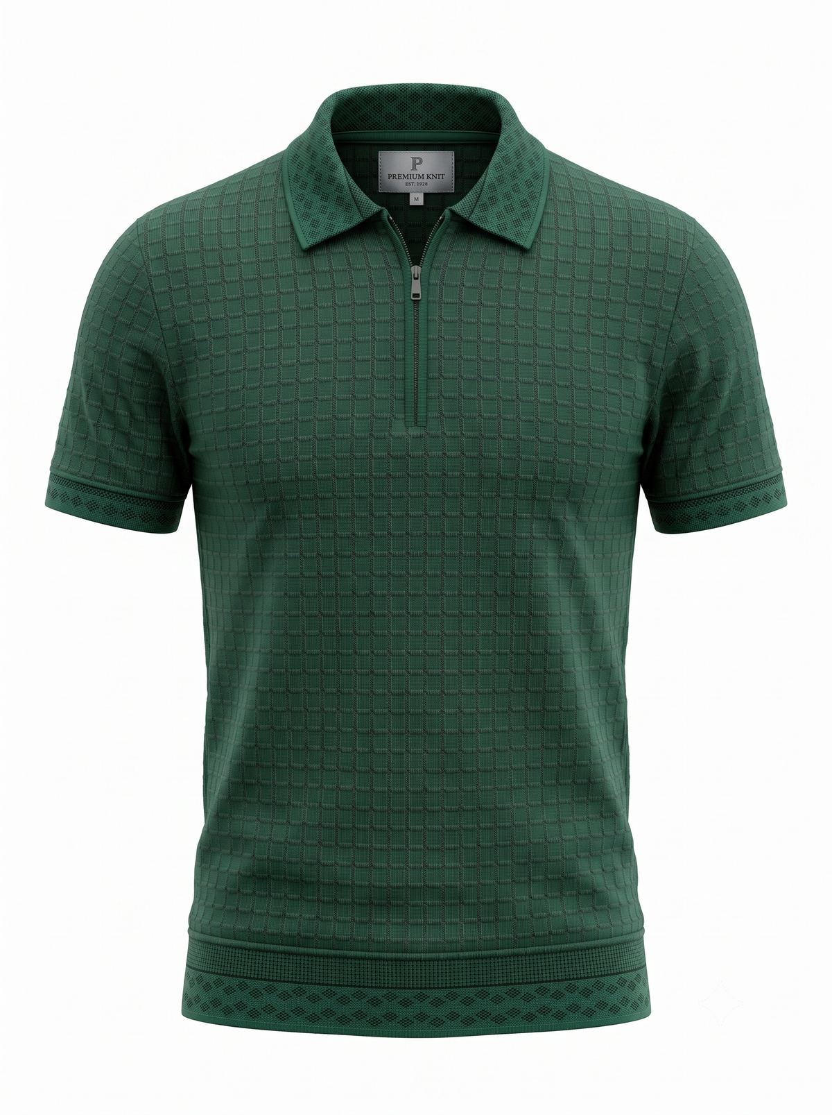 Emerald Textured Polo - Premium Knit BTH Apparel