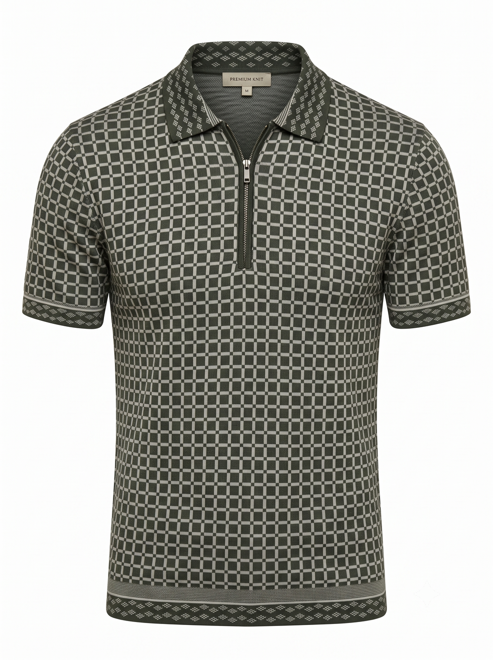 Classic Check Polo Green - Old Money Style BTH Apparel