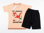Jurassic Adventure Baby Shirt Shorts Set - BTH Apparel