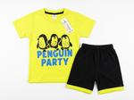 Penguin Party Baby T-Shirt Shorts Set - BTH Apparel