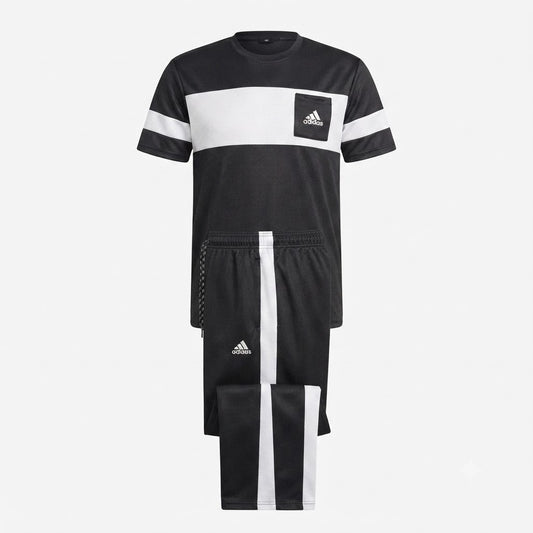 Turkish Fabric Tracksuit - Black & White